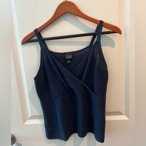 Eileen Fisher Navy Blue Washable Tank